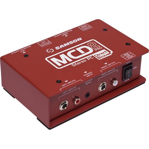 Samson S-MAX MCD2 Pro 2-Channel Passive PC Direct Box Samson S-MAX MCD2 Pro 2-Channel Passive PC Direct Box