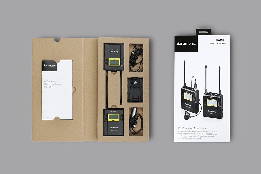 Saramonic UWMIC9 一拖一無線拍攝套裝 (RX9+ TX9)