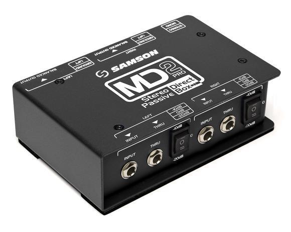 Samson MD2 Pro - Stereo Passive Direct Box