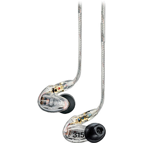 Shure SE315 Sound-Isolating In-Ear Stereo Earphones (Clear) Shure SE315 Sound-Isolating In-Ear Stereo Earphones (Clear)