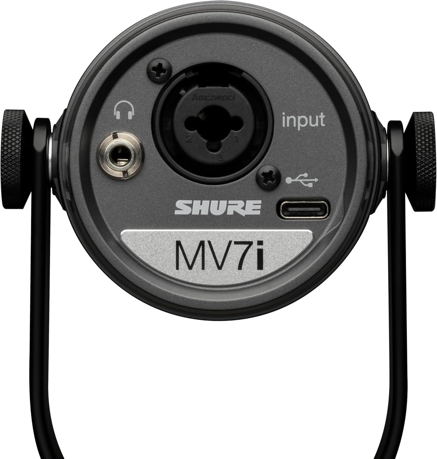 Shure MV7i 智能雙通道 USB 麥克風與音訊介面