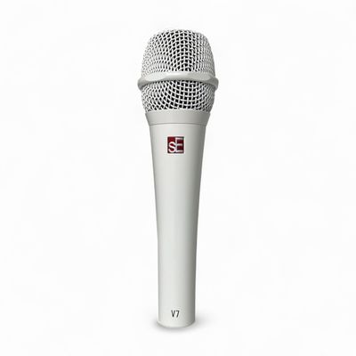 sE  Electronics V7 White 超心形動圈咪高峰｜白色版｜專業人聲演出首選