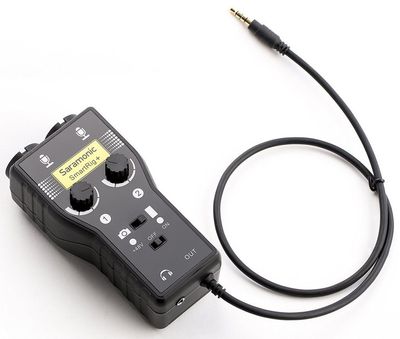 Saramonic SmartRig+  (portable microphone/guitar interface)