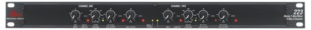 DBX 223 Stereo 2-Way/Mono 3-Way Crossover