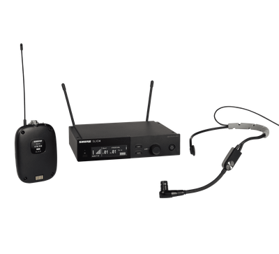 Shure SLXD14/SM35
(Wireless System with SLXD1 Bodypack Transmitter and SM35 Headset Microphone)