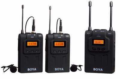 BOYA BY-WM8 (dual channel wireless microphone for DSLR video)
