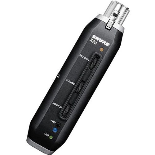 【已停產】Shure X2u - XLR to USB Microphone Signal Adapter