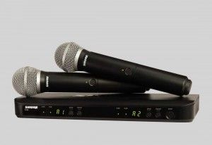 Shure BLX288/PG58 雙通道手持式無線系統