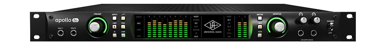 Universal Audio Apollo 8p (18x24 Thunderbolt 2 Audio Interface with UAD DSP)