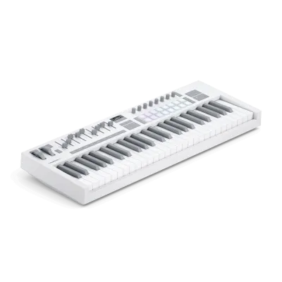Novation Launchkey 49 White – 49鍵 MIDI 控制鍵盤｜支援 Ableton Live、Logic、Cubase 等
