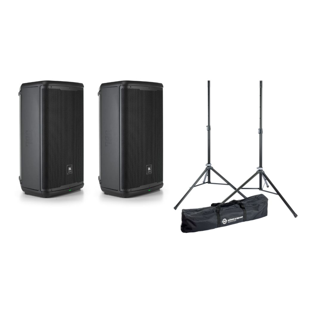 【12月優惠 喇叭套裝】JBL EON710 有源喇叭 x2 + K&amp;M 21449 喇叭支架 x 1套