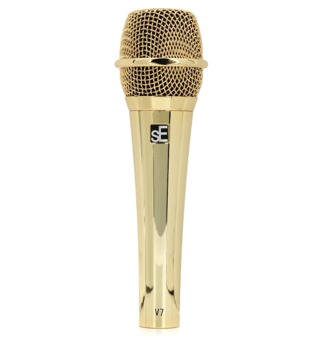 sE Electronics V7 Gold 手持式超心形動圈咪高峰（金色版）