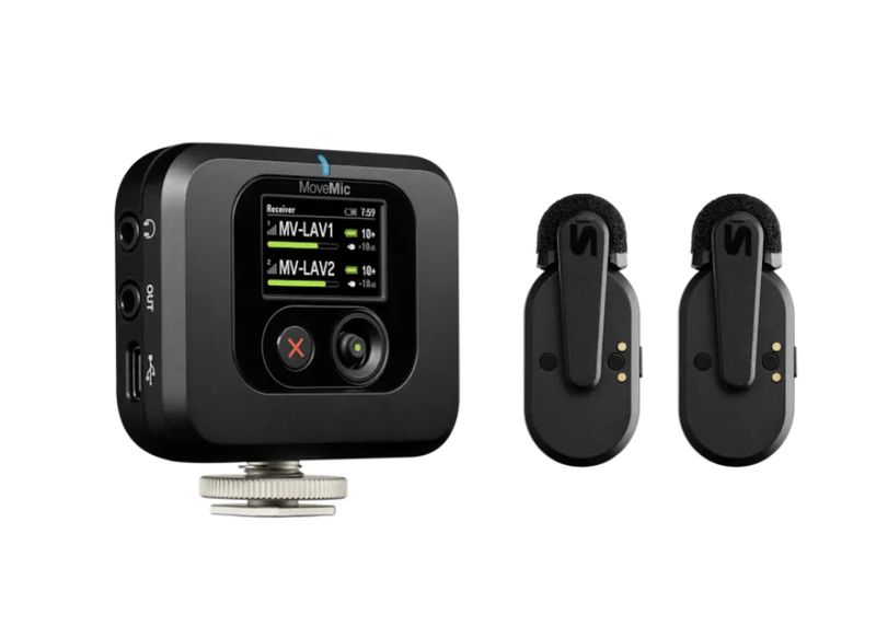 Shure MoveMic Two Receiver Kit 雙頻道無線領夾式咪高峰系統