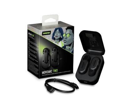Shure MoveMic Two 雙頻道無線領夾式咪高峰系統