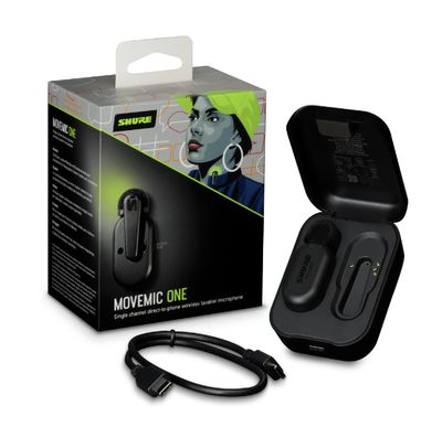 Shure MoveMic One
(Single-Channel Wireless Lavalier Microphone)