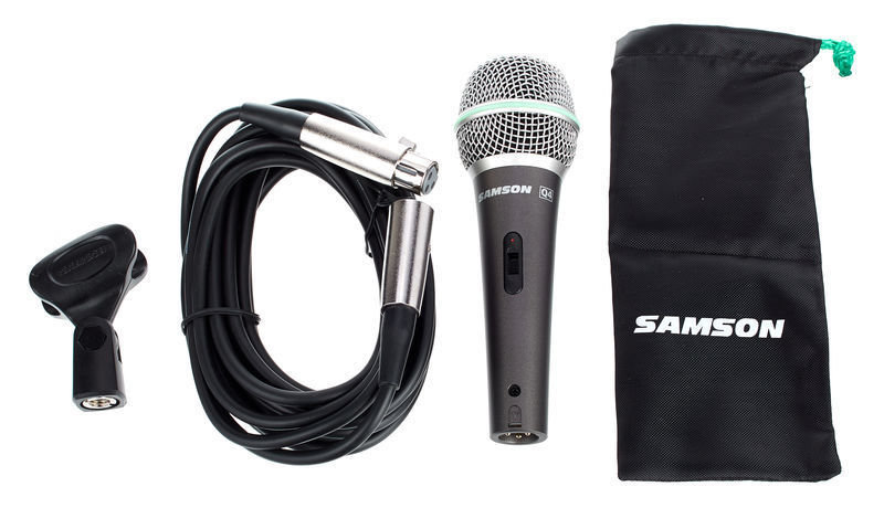 Samson Q4 Dynamic mic (含便攜袋，咪線，咪夾)