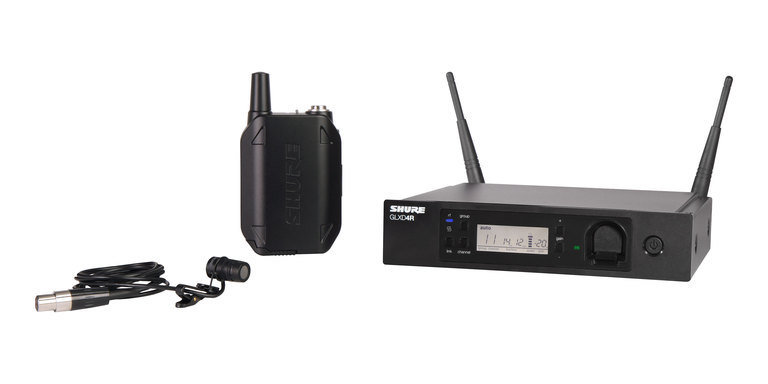 Shure GLXD14R/85 Lavalier Wireless System (2.4Ghz digital)