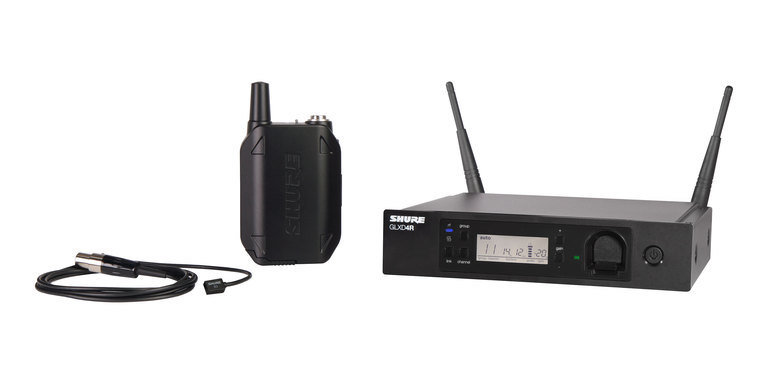 Shure GLXD14R/93 Lavalier Wireless Microphone System (2.4Ghz digital)
