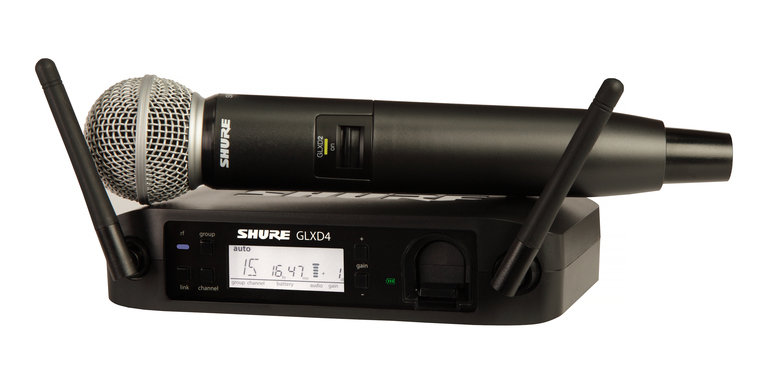 Shure GLXD24/SM58 Handheld Wireless System