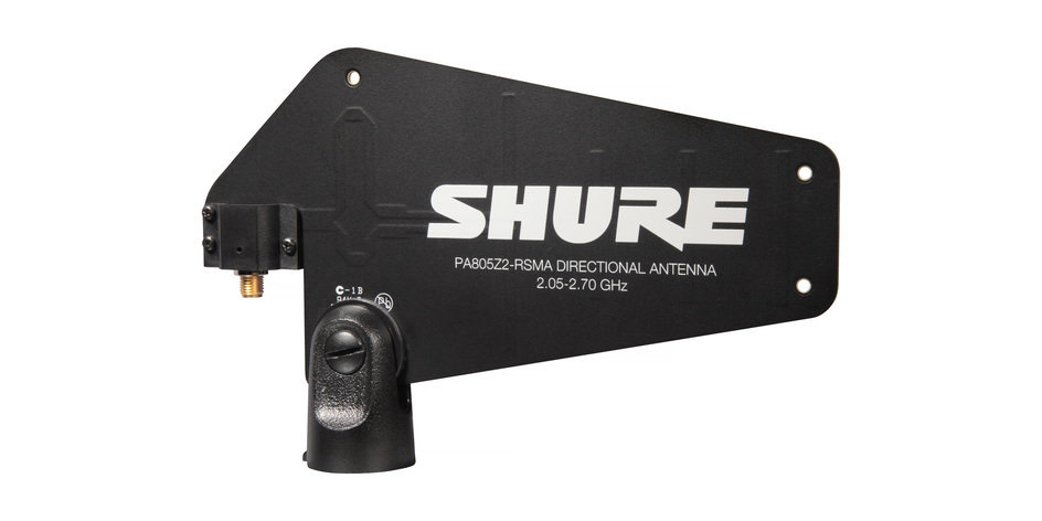 Shure PA805Z2-RSMA Passive Directional Antenna (For GLXD Advanced systems)