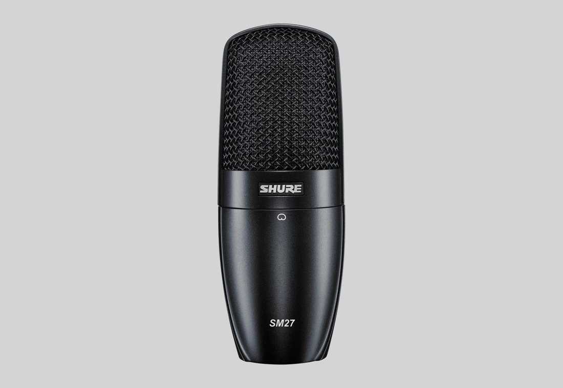 Shure SM27 Professional Large Diaphragm Condenser Microphone Shure SM27 Professional Large Diaphragm Condenser Microphone