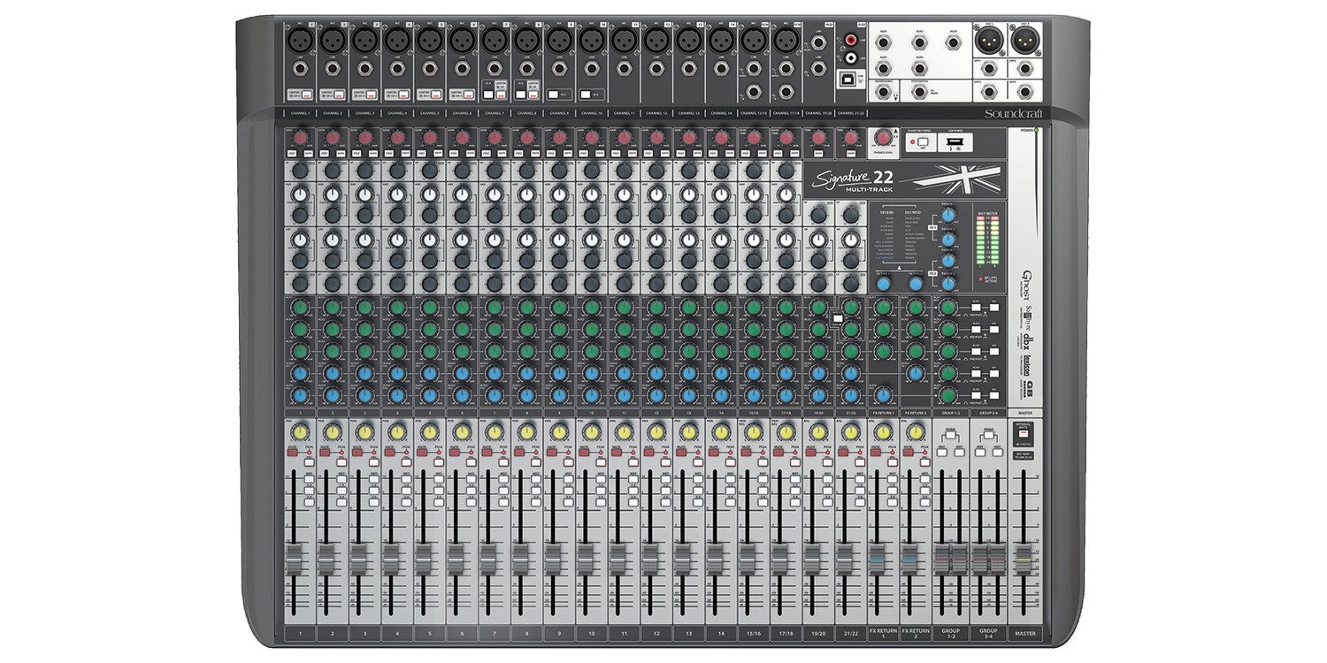 Soundcraft Signature 22 MTK mixer Soundcraft Signature 22 MTK mixer