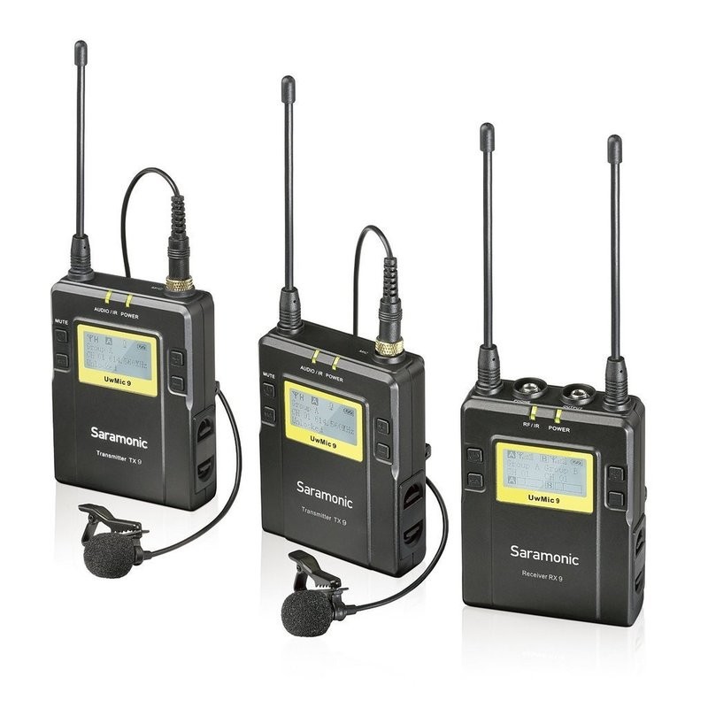 Saramonic UWMIC9 一拖二無線拍攝套裝 (RX9 + TX9 + TX9)