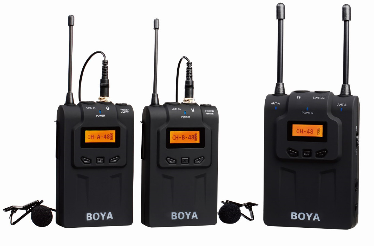 BOYA BY-WM8 (dual channel wireless microphone for DSLR video)