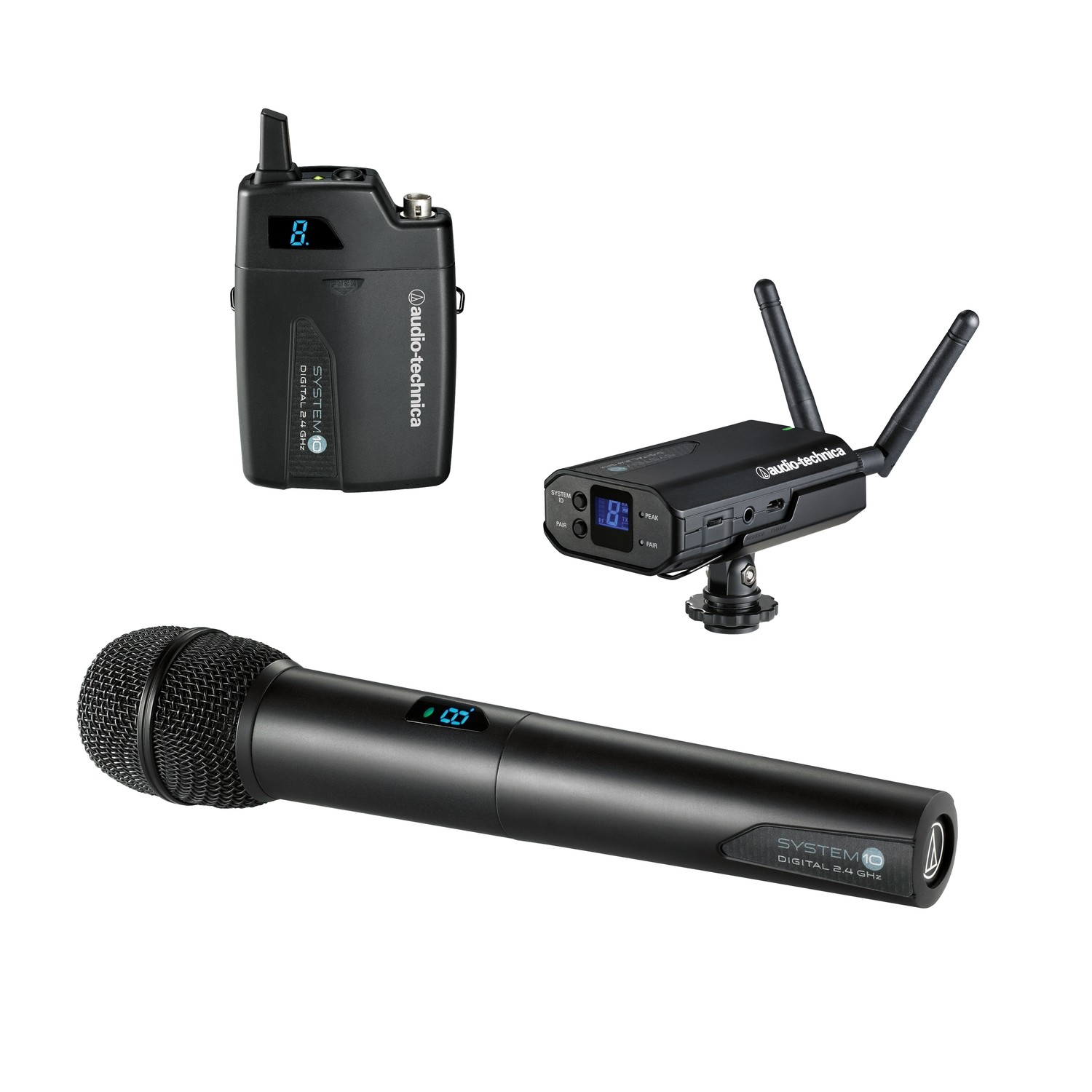Audio Technica System 10 Camera-Mount Portable Camera-Mount Digital Wireless Systems