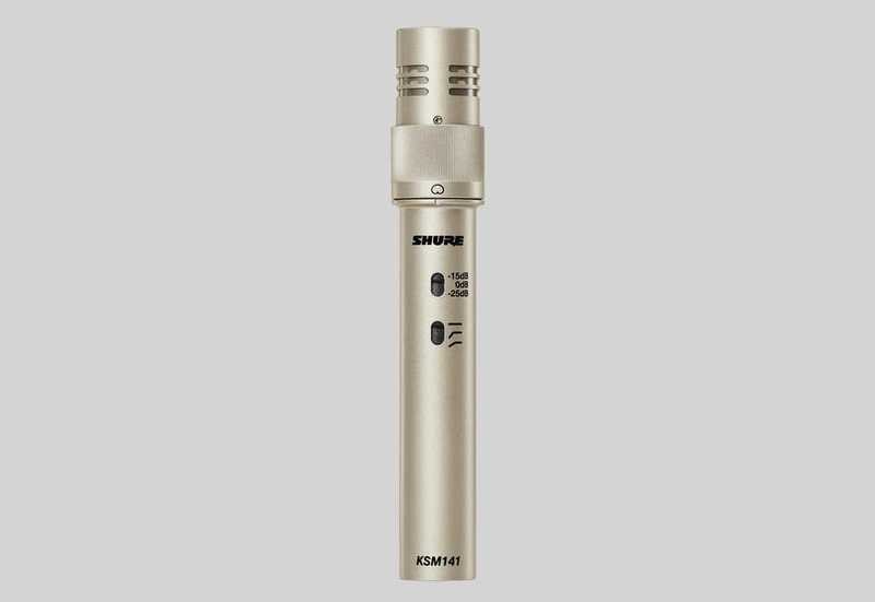 Shure KSM141 Dual Pattern Instrument microphone