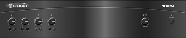 Crown amplifier 180MA