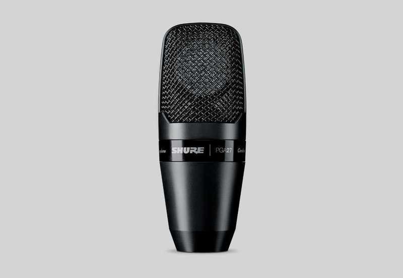 Shure PGA27 Large Diaphragm Side-Address Cardioid Condenser Microphone