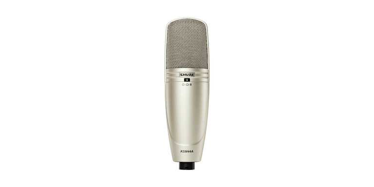 Shure KSM44A
Multi-Pattern Dual Diaphragm Microphone