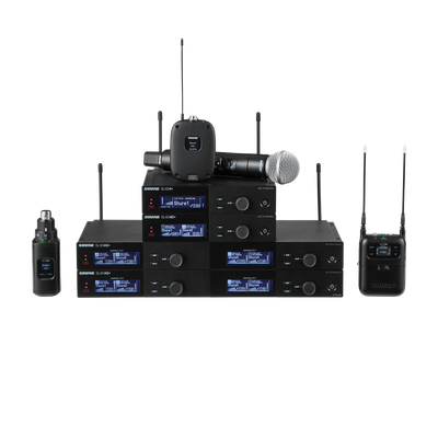 Shure SLX-D+ wireless microphone system