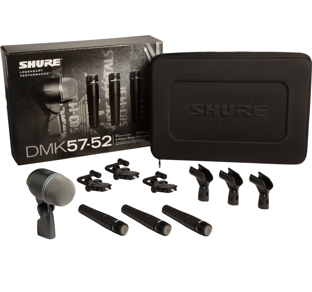 【5月優惠】Shure DMK57-52 Drum Microphone Kit (只限2套)