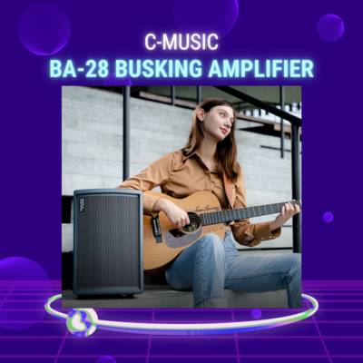 【7月優惠 : BA28 套裝 #B001  】C-MUSIC BA28 + V-SOUND U302 無線手咪 * 2