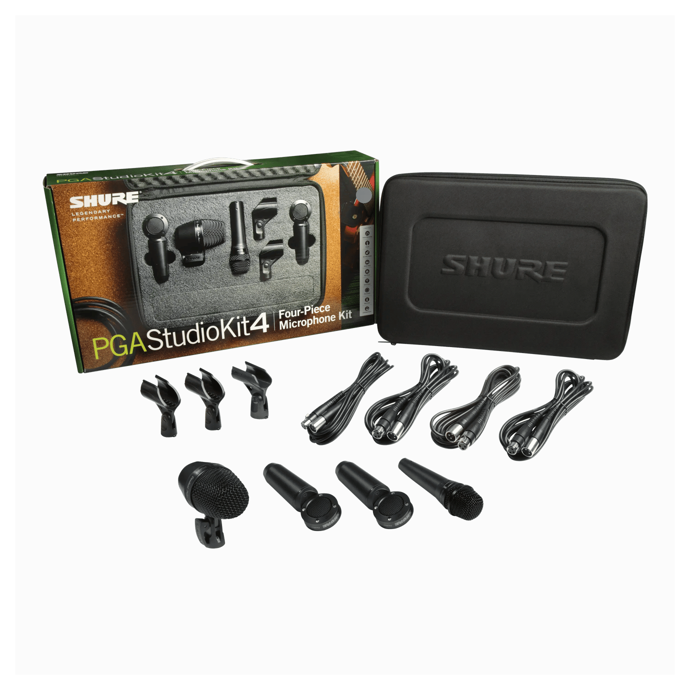 【2月優惠】Shure PGA STUDIO KIT4 Microphone Kit (包括: PGA52 x1 , PGA57 x1, PGA181 x2)