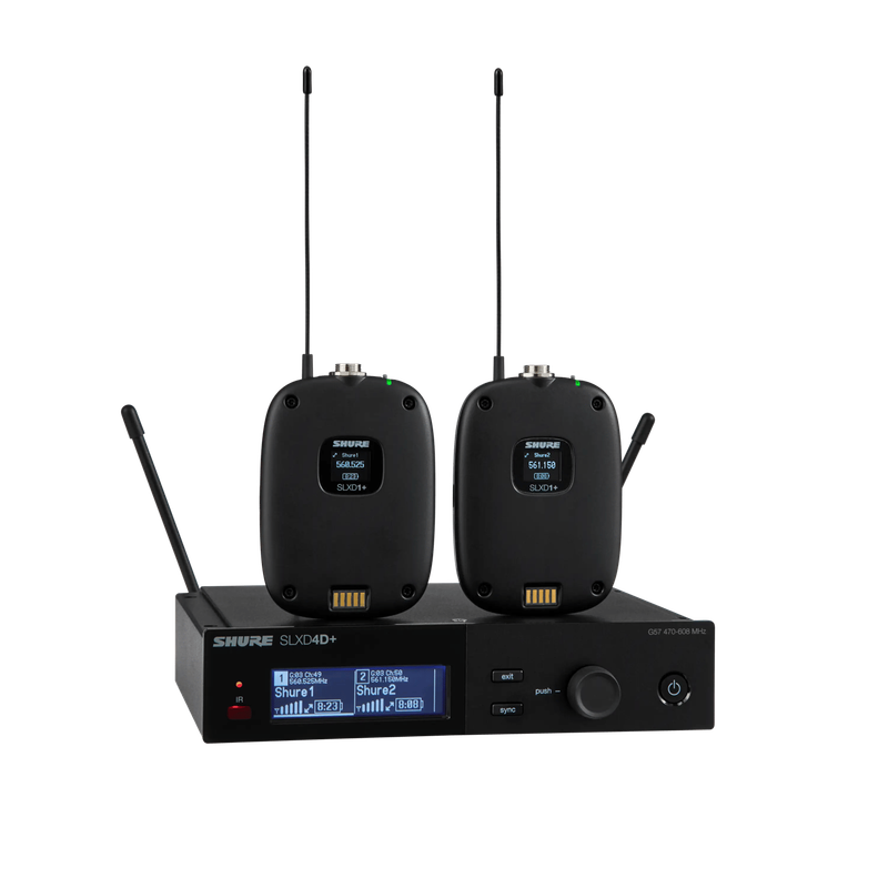Shure SLXD14D+ ( 數位無線腰包式系統 body pack system )