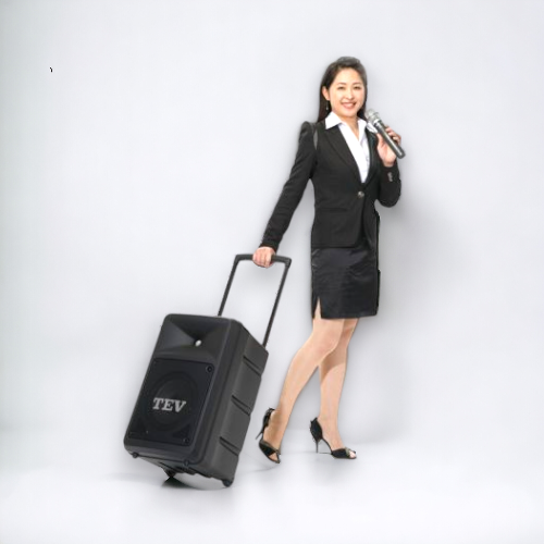 TEV TA-890 : 300W 拖動型無線擴音機 (SD/USB/藍牙/錄音功能) 台灣品牌，可配最多4支無線咪