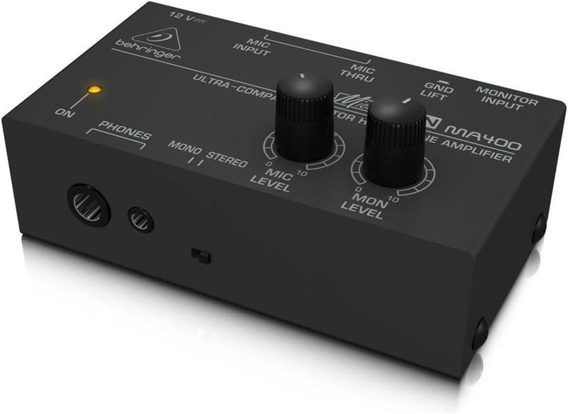Behringer MICROMON MA400 超小型個人監聽耳機擴音器