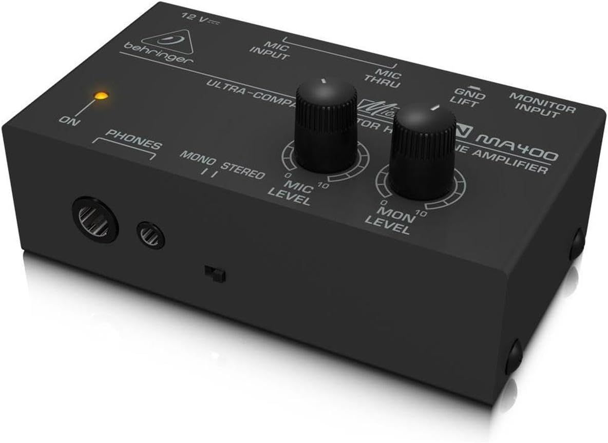 【9月優惠】Behringer MICROMON MA400 超小型個人監聽耳機擴音器