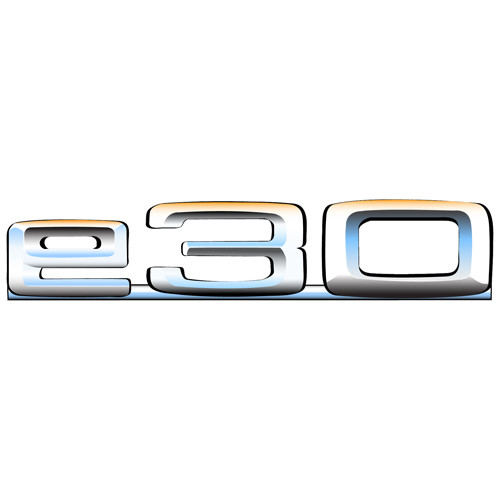 E30 badge script sticker