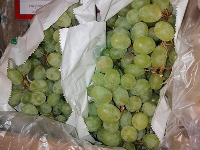 weiße kernlose Weintrauben