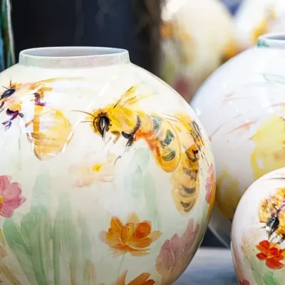 Bienen Vasen Porzellan Bienen Vasen Porzellan