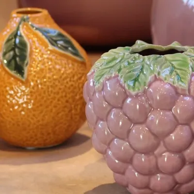 Apfelsine und Himbeere