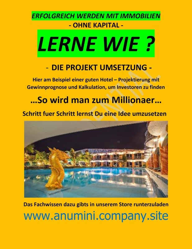 HIER LERNST DU WIE EIN PROJEKT KALKULIERT WIRD UM ERFOLGREICH INVESTOREN ZU FINDEN