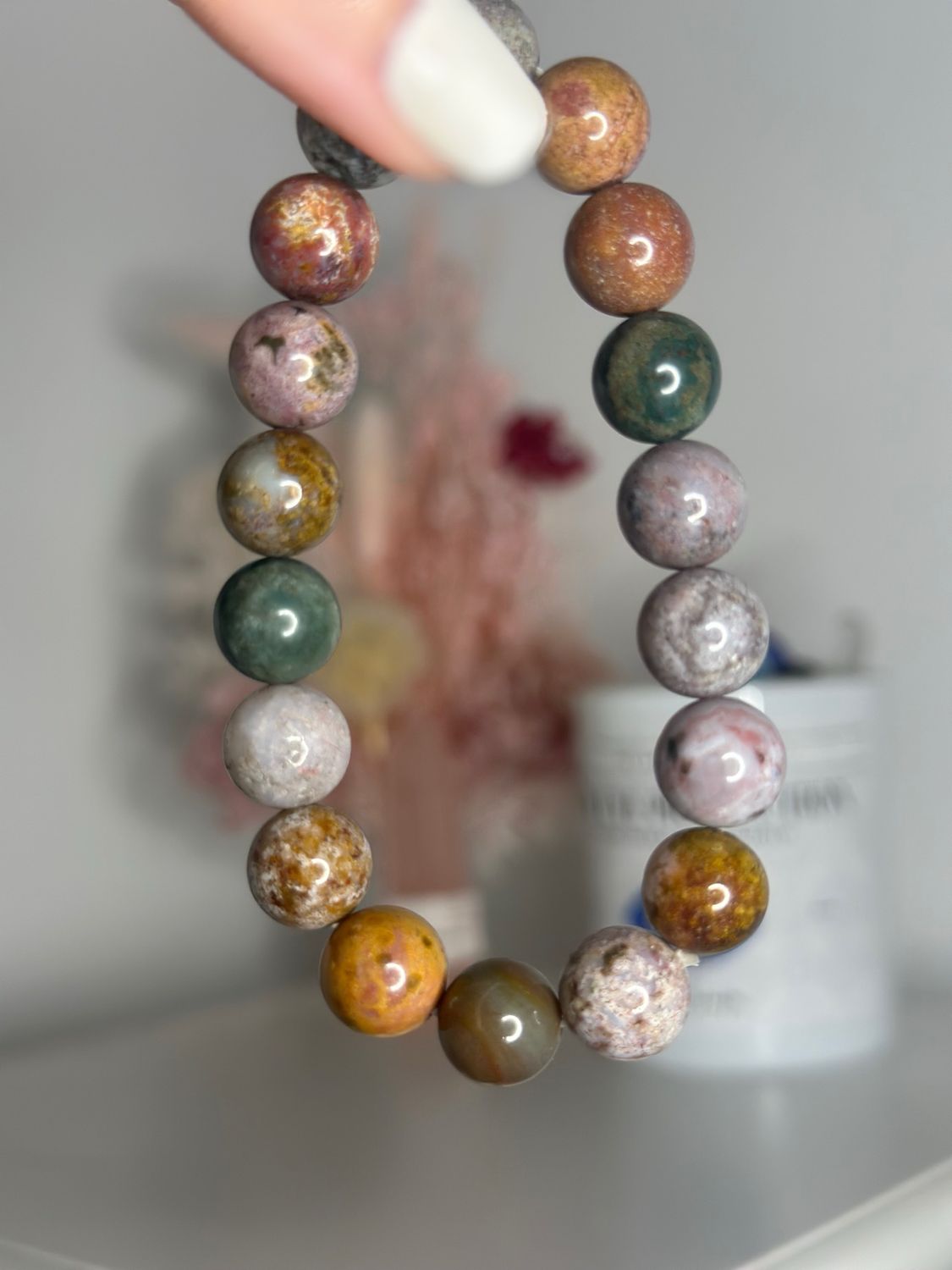 Ocean Jasper Beaded Bracelet
