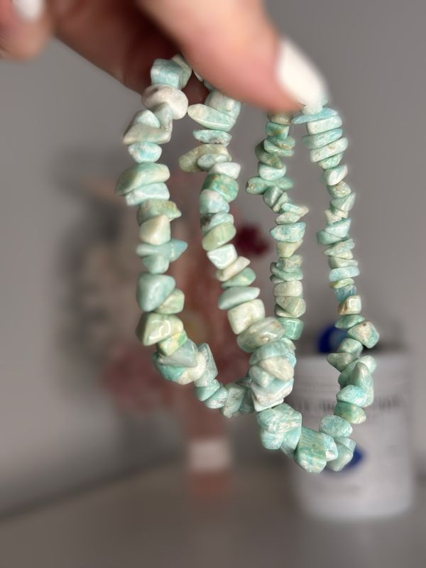 Amazonite Chip Bracelet