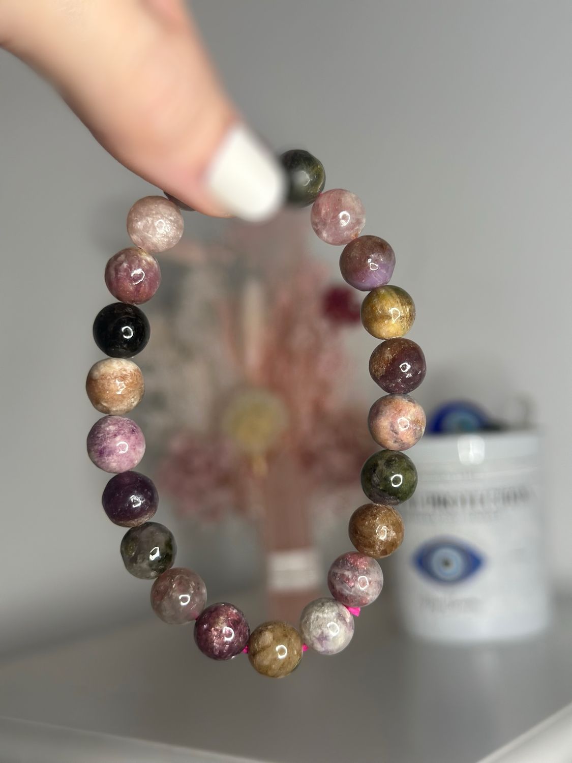 Watermelon Tourmaline Bracelet