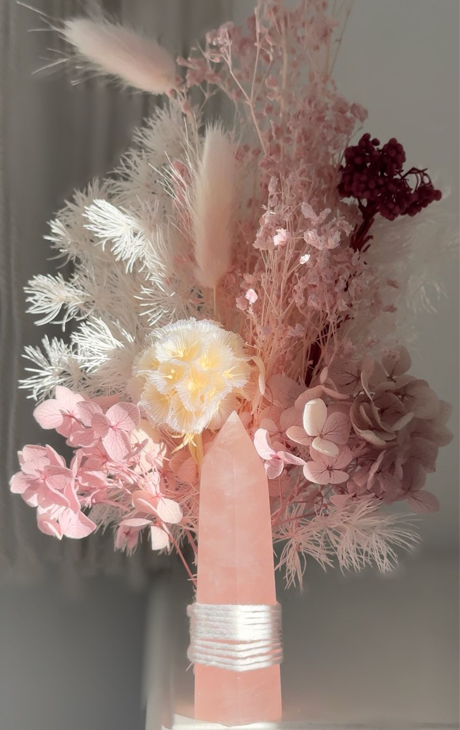 Rose Quartz Preserved Arrangement